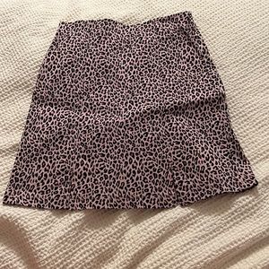 Top shop leopard skirt size 2